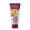 Retinol Gold Peel-Off Mask - Tightens, Lifts, Soothes & Hydrates Skin For Luminous Finish - Real Gold Helps Firm & Brighten While Flower Extracts Nourish & Restore Youthful Texture