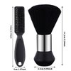 2 Sets Barber Neck Duster Brush, Professional Barber Accessories Cleaning Supplies, Duster Nylon Brush Cleaners Hair Cutting Styling Brush Tool
