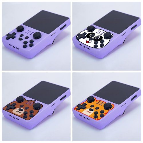 Purple RGB20S Handheld Game Console Custom-Made Model (128G 20000 Games)