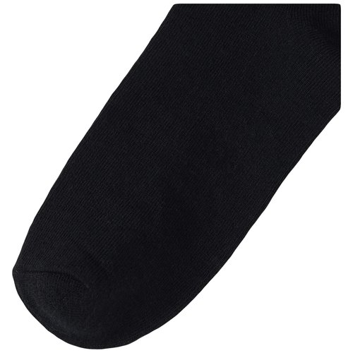 No nonsense womens Flat Knit Crew Socks, Black - 9 Pair, 4 10 US