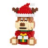 Hisgeru Christmas Building Blocks Compatible for Lego Christmas Reindeer Micro Blocks Stacking New Toys Holiday Present Box New Year Gifts for Kids 6-12 Years Old Boys and Girls (Reindeer)
