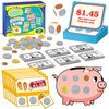 Kasfalci Money Activity Set for Kids for Learning, Pretend Play, Math Manipulatives,Teaching,Counting,Learning & Education Toys for Kindergartner Classroom & Homeschool,Math Games for Toddler, Teacher