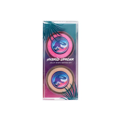 Profusion Cosmetics Jurassic Park Hybrid Uproar Jelly Shade Duo Face Palette Highlighter With Roaring Finish, Versatile and Lightweight Formula Seamlessly Blends for Adventure Ready Glow
