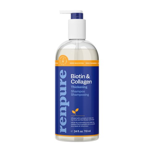 Renpure Biotin and Collagen Thickening Shampoo, 24oz