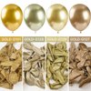 PartyWoo Metallic Gold Balloons, 50 pcs 5 Inch Gold Metallic Balloons, Gold Balloons for Balloon Garland or Balloon Arch as Party Decorations, Birthday Decorations, Baby Shower Decorations, Gold-G101