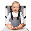 liuliuby Travel Essential Harness Seat - Travel High Chairs for Babies - Portable High Chair for Travel Baby Essentials - Baby Travel Gear, Travel Booster Seat for Table, Portable Highchair for Baby
