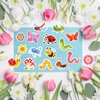 JarThenaAMCS 300Pcs Insect Foam Stickers Cute Cartoon Flower Butterfly Bee Ant Decals Self-Adhesive Stickers for Spring Summer Arts Crafts Greeting Cards School Home Decor Party Supplies