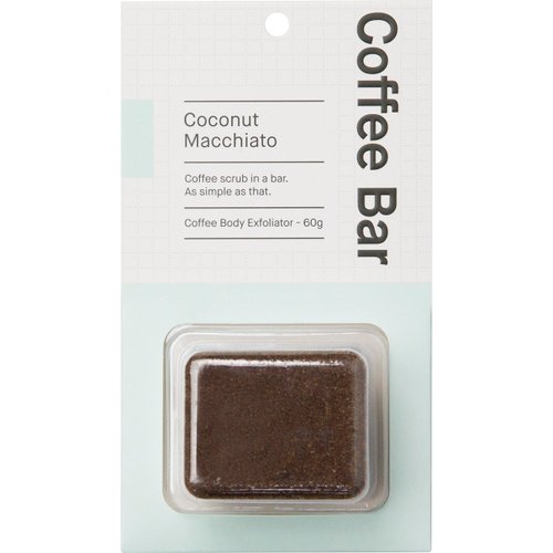 Coffee Bar Coffee Scrub Body Exfoliator - Coffee Body Scrub For Cellulite And Firming, Coffee Exfoliating Body Scrub - 60g (bundle of 3) - Coconut Macchiato