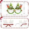 Konsait Christmas Glasses 24 PCS Christmas Party Glasses, Christmas Kids Party Favors Christmas Paper Glasses Adult Party Favors Christmas Party Favors Reindeer Christmas Tree Glasses 12 Styles