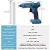 Cevhzoe Cordless Glue Gun for Crafts, Full Size Hot Glue Gun for Makita 18V Lithium-Ion Battery with 20Pcs 0.43" Glue Sticks and Insulated Copper Nozzle (Tool Only, Battery NOT Included)