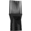 Hair Dryer Diffuser Professional Universal Hairdressing Wind Blow Cover Comb Attachment Nozzle Black Straightening Detangling Fine Curly Natural Hair Professional Processed Blow Dryer Comb Attachment