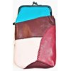 SPORTIMES Eclipse Unique Multi Color Patched Lamb Skin Cigarette Case Pouch, 100s, 3202S