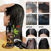 GURKOOYD Black Hair Dye Shampoo For Men And Women, 3 In 1 Instant Hair Color Shampoo, Hair Dye For Gray Hair, Champu Para Canas, Easy To Use At Home, Natural Ingredients For Sensitive Skin