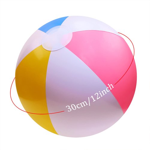 PENTA ANGEL Beach Balls 2PCS 12 Inch Inflatable/Blow Up World Globe Swimming Pool Party Favors Game Water Toy Beachball for Women Men Adults Summer Outdoor Playing…