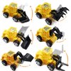Nevperish 18 PCS Construction Cake Toppers Vehicles Cake Decoration Set Excavator Tower Crane Cupcake Topper Traffic and Road Sign Decor Happy Birthday Party Supplies Favors