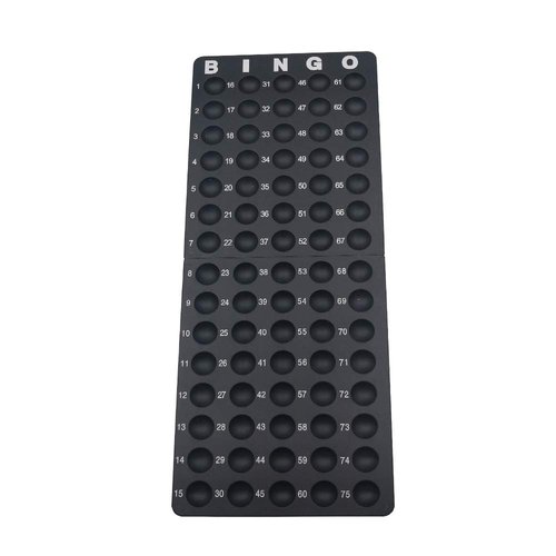 Yuanhe Bingo Board Ball Holder - for 7/8" Bingo Balls, Bingo Master Board Balls Tray Rack for Bingo Game, Great for Parties, Family Game Nights