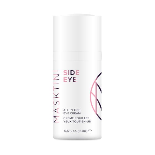 Masktini Side Eye All-In-One Eye Cream, 0.5 oz - Face Moisturizer - With Apple and Green Tea Extracts - Collagen Boosting - Eye Cream for Puffiness