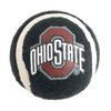Pets First NCAA Ohio State Buckeyes Tennis Balls for Dogs & Cats - 2 Piece Set with Team Logo in Vibrant Team Color, One Size, OH-3189