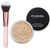 PHOERA Foundation Face Powder, Soft Focus Setting Powder, Silky Powder For Creating Without Shine, Smooths Pores & Lines, Up to 24H Wear Oil Control,0.49 Oz (N.02 Cool Beige)