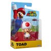 Super Mario Action Figure 2.5 Inch Red Toad Collectible Toy