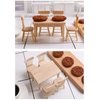 Z MAYABBO Wooden Dollhouse Furniture of Table & Chair, Miniature Dollhouse Accessories of Dining Room Accessory - 1/12 Scale