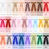 Mimorou 25 Pcs Silky Satin Hair Bows Bulk Hair Clips Bow Knot Hair Ribbon Hair Bow with Long Tails Hair Barrettes Hair Pins Ponytail Holder Accessories for Women