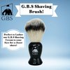 G.B.S Shaving Gift Set - DE Butterfly Safety Razor, Brush Pre shave Oil, Shaving Cream, Aftershave balm + Blades