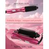 Hot Comb, Electric Folding Curling Iron, Long Handle Portable Comb Suitable for Hair Beauty Tools