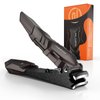 INXEN Nail Clippers for Men with Catcher – No Splash, Self-Collecting Premium Steel Clippers for Fingernails & Toenails, Perfect for Men & Women, Great Gadget & Stocking Stuffer Gift for Men