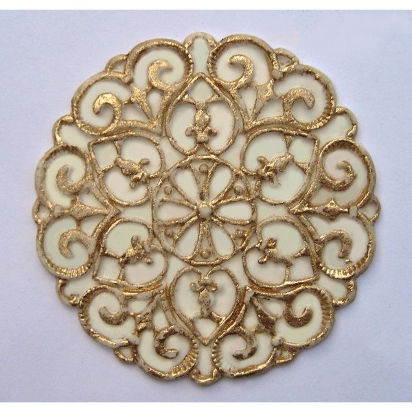 Filigree Medallion Silicone Mold | Food Craft Chocolate, Candy, Gummy | Art Craft Epoxy Resin Casting | Single Piece | BPA Free