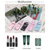Chapstick Holder Lip balm Holder Lipstick Sleeve Pouch Lip Gloss Holder With Hook 3 Pcs Marble Stocking Stuffers Gift for Women (3pcs)