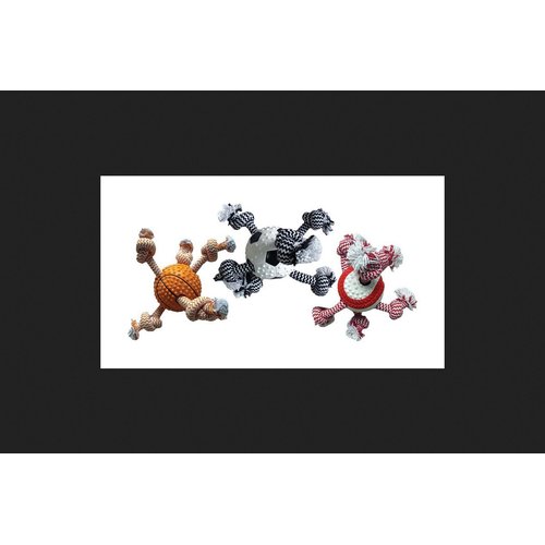 Multipet International Sport Ball/Rope Dog Toy