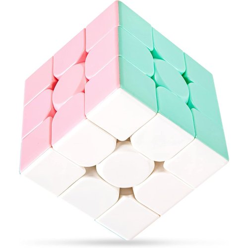 Speed Cube 3x3 Stickerless for Kids and Adults –Smooth and Quick Puzzle Cube – Fun and Entertaining – Develops Motor Skills, Dexterity – Stimulates and Challenges Mind