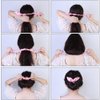 5 Pcs Rabbit Ear Hair Bun Maker Sponge Bun Shapers French Twist Hair Donut Maker Bunny Ear Hair Styling Tools Hair Donut Holders for Women