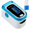 Blood Oxygen Saturation Monitor Fingertip Pulse Oximeter Blood Oxygen Monitor Fingertip Including Battery and Lanyard Suitable for Both Adults and Children