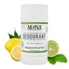 MONA BRANDS All Natural Magnesium Deodorant for Women & Men | Baking Soda & Aluminum Free (Bergamot Lemon) 2.65oz