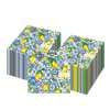 40pcs Blue Tiles Print Lemon Napkins Lemon Party Paper Napkins Tiles Lemons Paper Napkins Blue Yellow Disposable Napkins Tiles Lemons Luncheon Napkins for Summer Lemon Party Supplies