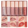 BANGFENG 6PCS Lip Oil Light Lipgloss Set, Moisturizing Hydrating Lip Glow Oil Lip Gloss Kit High Shine Lip Plumping Glass Finish Liquid Lipstick for Women (Set A)