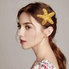 16 Pcs Starfish Hair Clips Sequin Glitter Sea Star Hair Barrettes Sparkling Alligator Clips Cute Headpiece Accessories for Women Girls