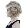 Lydell 8" Short Curly Women Wigs Soft Shaggy Layered Classic Cap Full Synthetic Wigs (15BT613 Blonde Mix)