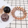 Bun Maker Clip, TOBATOBA 3 Pcs Bird Nest Hair Clips, Expandable Ponytail Holder for Women, Ponytail Hairpin Curling Iron, Hair Claw Clamps Ponytail Hair Clip Hair Accessories for Women and Girls