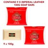 9 x CUSSONS IMPERIAL LEATHER ORIGINAL SOAP BAR 100g - 3 MULTIPACK 3 x 100g by Imperial Leather