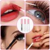 uadbau 3 Pack 10ml Clear Mascara Tube with Wand, Empty Eyeliner Tube and Empty Lip Gloss Tubes, Premium Eyelash Cream Container Bottle with Leak Stoppers, Ideal Kit for DIY Cosmetics…