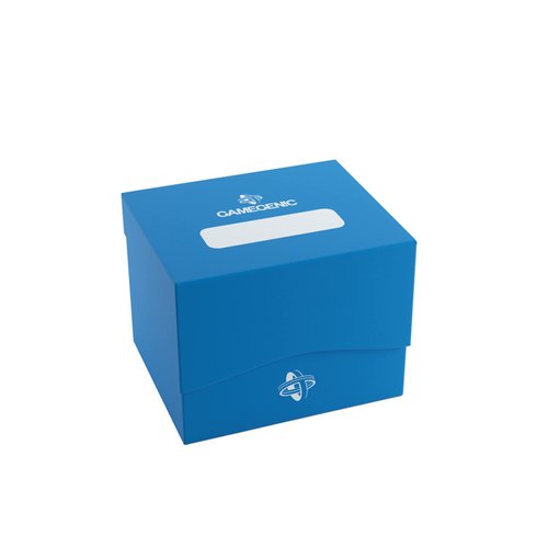 Gamegenic Side Holder 100+ XL Casual Deck Box | Double-Sleeved Card Storage with Flex Card Divider | Premium Card Protector | Cobra Neck Technology | Holds up to 100 Cards | Blue Color | Made