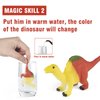 Hayuyuxo Color Changing Dinosaur Toys,15 Pieces Changing Color Dinosaur Set,Mold Free Bath Toys,Great Gift for Kids Boys and Girls,for Easter Egg Fillers,Goodie Bags Fillers,Themed Party