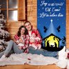 Christmas Front Door Cover Nativity Door Cover Christmas Nativity Scenes Jesus Door Banners Religious Christmas Banner Door Decor Xmas Wall Decorations Christmas Party Supplies, 71 x 35 Inches