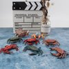 Ocean Sea Marine Animal Model Figures 8 PCS Realistic Crab Figurines Party Favors Supplies Cake Toppers Set Toys for Boys Girls Kid Toddlers