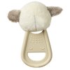 Mary Meyer Teething Toys Simply Silicone Teether with Soft Toy, 6-Inches, Lamb