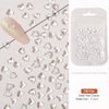 200 Pcs 3D Clear Heart Nail Art Charms Mixed Size Love Hearts Nail Rhinestones Flat Jelly Resin Crystal Nail Jewelry Acrylic Nail Supplies Women DIY Manicure Decoration Accessories