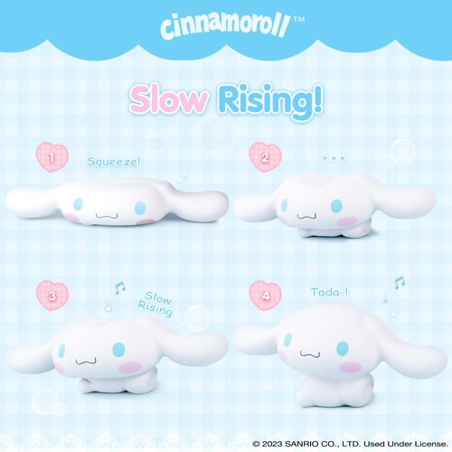 Hamee Sanrio Hello Kitty and Friends Cinnamoroll Jumbo Squishy Toy Slow Rising Cute SquiSHU Sweet Cotton Candy Scented Birthday Gift Bags, Party Favors, Gift Basket Filler, Stress Relief